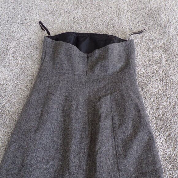 Gap gray strapless Twee Preppy  dress 8 - Picture 9 of 9
